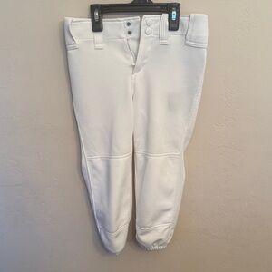 Mizuno White Softball Pants
